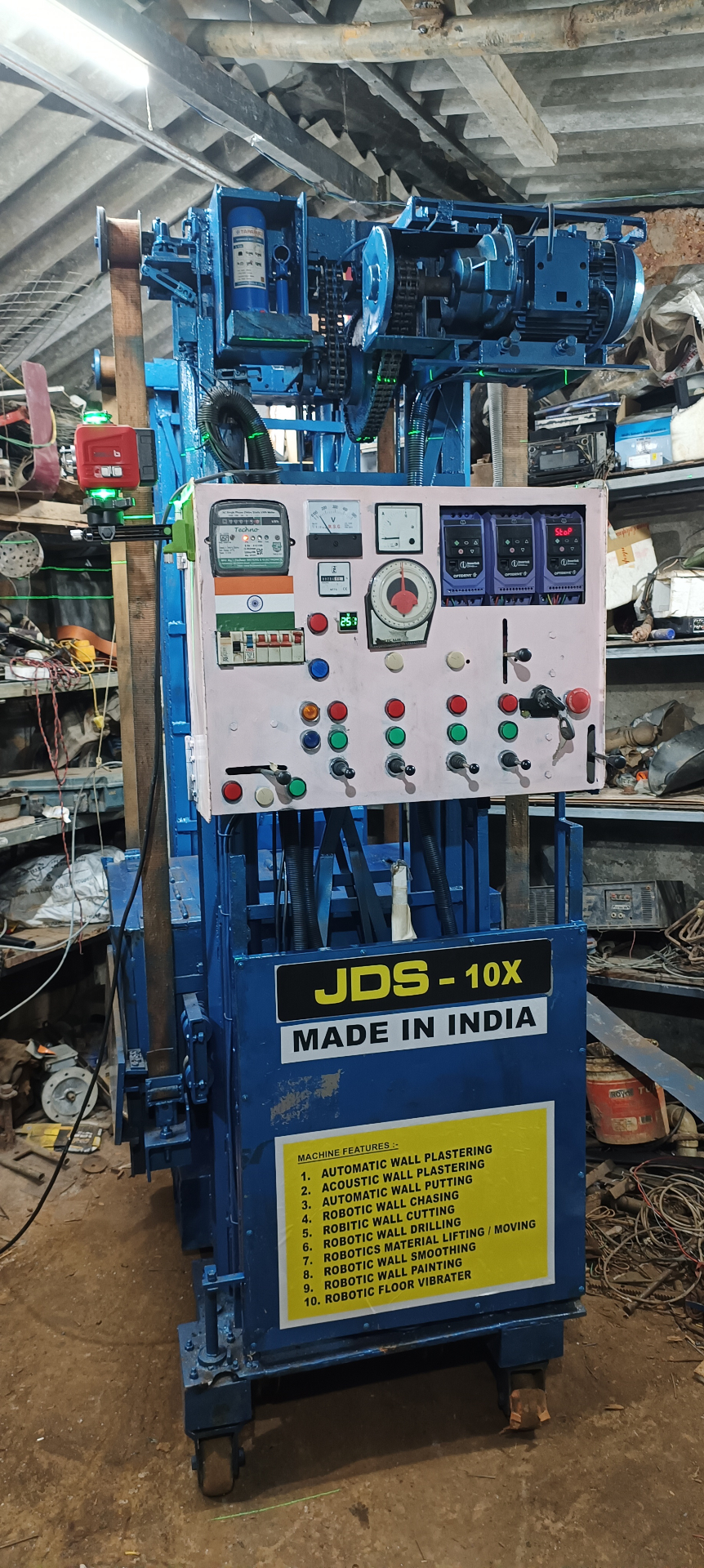 JDS-10X control panel close-up